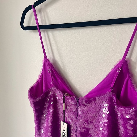 L’Agence Elora Mini Slip Dress in Orchid Sequins
Size 2 - Picture 6 of 10